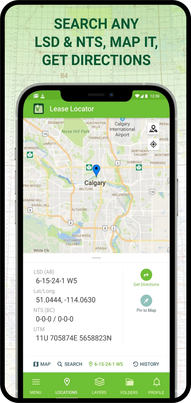 Lease Locater Oilfield